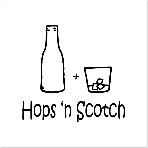 Hops 'n Scotch Wall Art by PelicanAndWolf